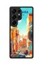 Samsung Galaxy S25 Ultra Compatible Ankara Patterned Camera Protected Shockproof Case
