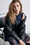 Faux Leather Bomber Jacket - 5