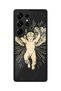 Samsung Galaxy S25 Ultra Compatible Angel Patterned Camera Protected Shockproof Case