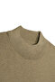 Men's Half Turtleneck Plain Knitwear Cotton Mink Sweater Steel Knit Classic Pattern - 5400B - 4