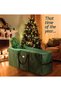 Canvas Christmas Tree Storage Bag, Fits 8 FT Disassembled Artificial Xmas Tree, Waterproof Heavy Duty Tote with Reinforced Handles, Green - 7