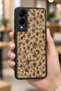 Samsung Galaxy S25 Edge Compatible Brown Patterned Shockproof Case with Camera Protection - 6