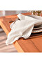 Set of 6 napkins 100% cotton white 45x45 white - 3
