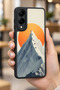 Samsung Galaxy S25 Edge Compatible Snowy Mountain Pattern Shockproof Case with Camera Protection - 6