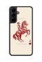 Samsung Galaxy S25 Fe Compatible Horse Year Pattern Shockproof Case with Camera Protection