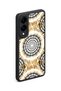 Samsung Galaxy S25 Edge Compatible Radial Pattern Shockproof Case with Camera Protection - 4
