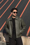 Comfortable Fit, Zippered, Seasonal, Shirt Collar, Faux Leather Jacket 635 - 4