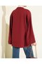 Design Button Detailed Kimono Shirt - 4