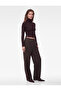Pleated Wide-Leg Striped Trousers with Pockets - 2
