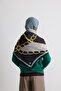 Monolith Pattern Shoulder Shawl - 6