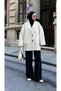 Ecru Buttoned Cashmere Jacket - T25912