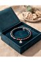 Colorful Glass Bead Design Tarnish-Resistant Coated Anklet - 2