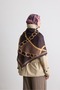 Monolith Pattern Shoulder Shawl - 6