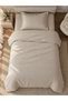 Single 100% Cotton Muslin Duvet Cover Set 160 X 200 - 2