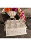 Guest Came with a Generous Gift, Silver Inlaid, Arabic Written Tea Tray Cover, Service and Presentation Napkin 1 Piece - 3
