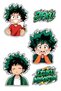 My Hero Academia Izuku Midoriya Deku 22 Piece Sticker Set |   Anime Sticker Pack - 4