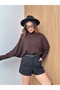 Women's Back Tie Bat Sleeve Knitwear Top - 5