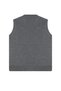 Men's Square Textured Dark Gray Sweater Steel Knit Knitwear Classic Pattern - 5444H - 6