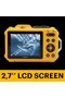 PIXPRO WPZ2 Rugged Waterproof Digital Camera 16MP 4X Optical Zoom 2.7 LCD Full HD Video, Yellow - 7