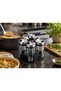 360 Degree Rotatable Metal Stand Set of 5 Rotating Glass Spice Shakers Rotating Salt and Pepper Shakers - 6