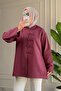 6681 - Comfortable, Loose-Fitting 2-Thread Buttoned Women's Shirt - 4