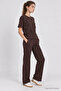 Basic Modal Top and Bottom Set Lnz0007 Brown - 3