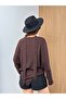Women's Back Tie Bat Sleeve Knitwear Top - 2