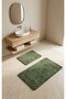 Linda Premium Nordic Bohemian 2-Piece Bath Mat 60X100 60X50 cm Latex Non-Slip Base Washable