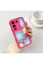 Infinix Note 50 4g Compatible Pink Red Silicone Case Shockproof Camera Protection Flower Pattern - 2