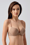 Underwire and Double Push-Up Patterned Bra - 2