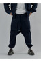 Navy blue denim men's suit coc3418 - 5