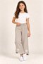 Joi Store Girls' Wide-Leg Sweatpants with Floral Appliques and Pompom Detail - 2