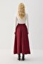 Suede Flared Skirt - 5