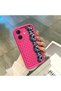 حافظة سيليكون وردية حمراء متوافقة مع هاتف Tecno Spark Go 2، مقاومة للصدمات، حماية للكاميرا، نمط دانتيل منقط - 4