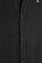 Men's Buttoned Black Vest with Thessaloniki Knit Pockets Classic Model - 5550L - 3
