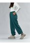 Adjustable leg regular green women's jogger pants coc3485 - 2