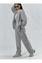 Velvet grey women's suit coc3473 - 2