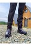 Women's Woolen Patterned Waterproof Snow and Rain Boots with Non-Slip Soles Winter Boots - 2