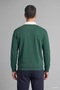 100% Cotton Relaxed Fit Contrast Polo Collar Slim Sweatshirt with Pockets I3625Ax26Au - 5