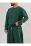 Oversize Green Men's Sweatshirt Coc3435 - 4