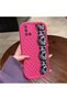 Samsung Galaxy A51 4g Compatible Pink Red Silicone Case Shockproof Camera Protection Dotted Lace Pattern