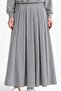Knitted skirt set - light grey - 4