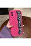 Samsung Galaxy A04 Compatible Pink Red Silicone Case Shockproof Camera Protection Dotted Lace Pattern