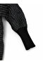Plus Size Quilted Patterned Double Hooded Ribbed Sleeve Women's Coat - 7