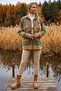 Milky Brown Shirt with Collar and Cuffed Sleeves, Lumberjack Plaid Buttoned Casual Oversize Woven Shirt 68 62 - 3