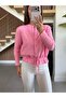 Tricoted Cardigan with Waist Ties and Buttons - 2