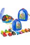 Set de mașini mini pentru copii în rucsac TechnoK - 5