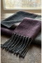 Men's Winter Scarf Woven Tassel Soft Textured Winter Scarf - 2