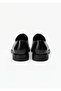 Genuine Leather Black Open Classic Eva Sole Men's Shoes - 3159 - 4