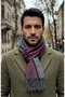 Men's Winter Scarf Woven Tassel Soft Textured Winter Scarf - 6